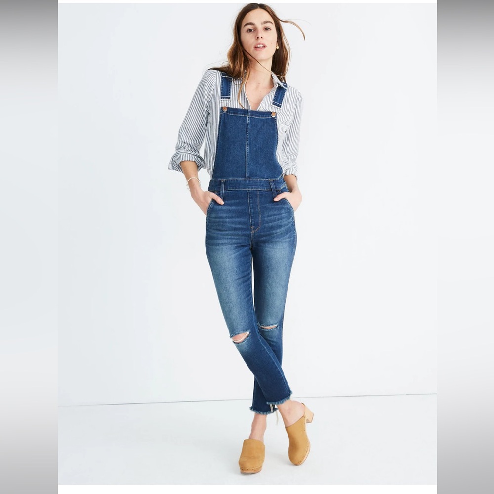 Madewell Roadtripper Overalls in Brodie wash size L